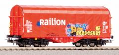 58981 Piko Schuifwandwagen Railion NS met Graffiti