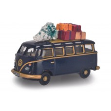452663900 Schuco H0 VW T1 Samba Bus KERST 2021