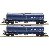 96110011 Igra Model 2 delige set tankwagens Zacns 98 Wascosa Oranje/ Blauw 2