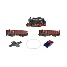 51160 Roco Analoge startset Stoomlocomotief BR80 met goederenwagons