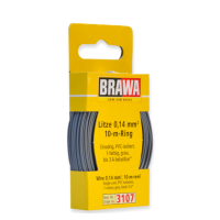 3107 Brawa draad Grijs 0,14 MM² 10 meter 3107 Brawa draad Grijs 0,14 MM² 10 meter