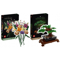 10280 - 10281 Lego Creator Expert Bloemenboeket en Bonsaiboom COMBIDEAL