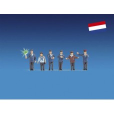 17543 Noch NS Spoorweg personeel met verlichting - 1:87