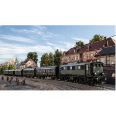 22394 + 23458 Trix Elektrische locomotief serie 44.5 MFX - DCC Sound plus 5-delige set personenrijtuigen Insider Club 2021