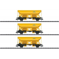 24168 Trix 3-delige set Zelflossers type Fcs van de Deutsche Bahn Gleisbau GmbH 24168 Trix 3-delige set Zelflossers type Fcs van de Deutsche Bahn Gleisbau GmbH