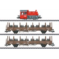 26617 Marklin Treinset diesellocomotief Köf II en twee 2-assige rongenwagens DSB MFX+ Sound