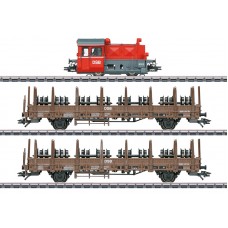 26617 Marklin Treinset diesellocomotief Köf II en twee 2-assige rongenwagens DSB MFX+ Sound