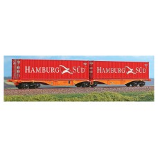 40356 ACME Containerdraagwagen Type Sggrss 80 Wascosa "Hamburg Süd"