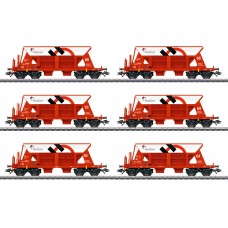 46333 Marklin 6-delige Set zelflossers "Holcim" 46333 Marklin 6-delige Set zelflossers "Holcim"