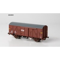 20905 Exact-Train NS Gs-t 1430 Van G&L met bruine Luchtrooster Nr. 1200 531-5 tijdperk IV