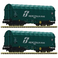 837928 Fleischmann N Set schuifhuifwagens MERCITALIA RAIL FS 837928 Fleischmann N Set schuifhuifwagens MERCITALIA RAIL FS