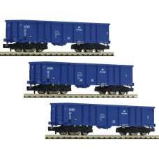 852329 Fleischmann N PKP Goederenwagenset Eaos 3-delig 852329 Fleischmann N PKP Goederenwagenset Eaos 3-delig