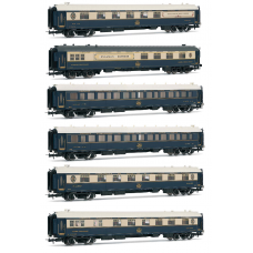 4319/-20/-21/-22 Rivarossi 6-delige Venice Simplon Orient Express rijtuigenset periode IV - V