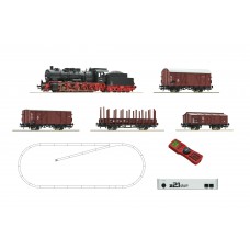 51318 Roco Startset z21 Digitaal Stoomlocomotief BR 57 met goederentrein DB