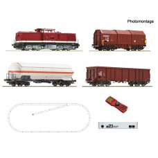 51321 Roco Startset z21 Digitaal Diesellocomotief BR 114 met goederentrein DR