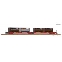 77389 Roco Containerdraagwagen T3000e Bertschi ÖBB/ RCW 77389 Roco Containerdraagwagen T3000e Bertschi ÖBB/ RCW
