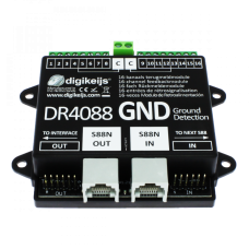 DR4088GND Digikeijs 16-kanaals s88N terugmeldmodule ground geschakelde ingangen Toepassing: Drie rail AC systeem (Ground geschakeld) met s88N aansluiting DR4088GND Digikeijs 16-kanaals s88N terugmeldmodule ground geschakelde ingangen Toepassing: Drie rail AC systeem (Ground geschakeld) met s88N aansluiting