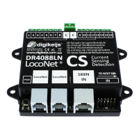DR4088LN CS Digikeijs LocoNet terugmeldmodule met 16 geïntegreerde bezetmelders voor twee rail systeem met LocoNet aansluiting DR4088LN CS Digikeijs LocoNet terugmeldmodule met 16 geïntegreerde bezetmelders voor twee rail systeem met LocoNet aansluiting