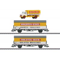 46172 Marklin Set bierkoelwagens "Holsten" MHI