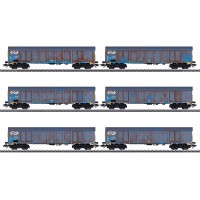 47189 Marklin 6-delige set NS hogeboordwagens "houtspaandervervoer" 47189 Marklin 6-delige set NS hogeboordwagens "houtspaandervervoer"