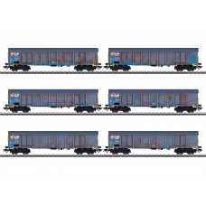 47189 Marklin 6-delige set NS hogeboordwagens "houtspaandervervoer" 47189 Marklin 6-delige set NS hogeboordwagens "houtspaandervervoer"