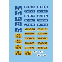 10.369 Artitec DAF Kantelcabine Nummerborden 10.369 Artitec DAF Kantelcabine Nummerborden