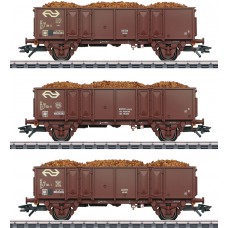 46019 Marklin 3-delige NS Set hogeboordwagens 46019 Marklin 3-delige NS Set hogeboordwagens