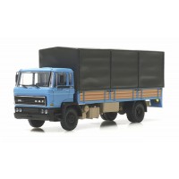 487.052.01 Artitec DAF kantelcabine B, open bak, huif, blauw 487.052.01 Artitec DAF kantelcabine B, open bak, huif, blauw