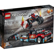 42106 Lego Technic Truck en motor voor stuntshow 42106 Lego Technic Truck en motor voor stuntshow