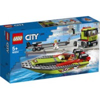 60254 Lego City Raceboottransport