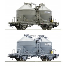 76072 Roco 2-delige set Silowagens SNCB 76072 Roco 2-delige set Silowagens SNCB
