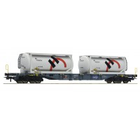76943 Roco SBB Containerdraagwagen HOLCIM - nieuw bedrijfsnummer 2020 76943 Roco SBB Containerdraagwagen HOLCIM - nieuw bedrijfsnummer 2020