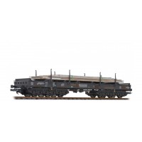 235791 Liliput NS staalwagen beladen met staalplaten Type Sahmms