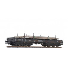 235791 Liliput NS staalwagen beladen met staalplaten Type Sahmms