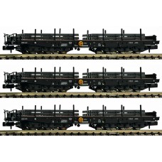 845513 Fleischmann N NS Set 3-delig Zwarelastwagens Bauart Samms 845513 Fleischmann N NS Set 3-delig Zwarelastwagens Bauart Samms