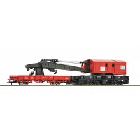 56240 Roco Kraanwagen met bijwagen DB 56240 Roco Kraanwagen met bijwagen DB
