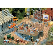 130307 Faller Huis in aanbouw 130307 Faller Huis in aanbouw