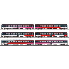 42648 Marklin IC-sneltreinrijtuigset ICRm FYRA 6-delig 42648 Marklin IC-sneltreinrijtuigset ICRm FYRA 6-delig