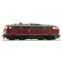 32020 ESU Diesellok H0 AC BR215-010 oud rood Sound + Rook