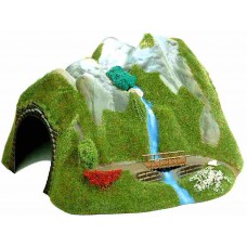 3007 Busch Tunnel recht met waterval H0 3007 Busch Tunnel recht met waterval H0