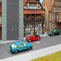 6038 Busch Asfaltweg + Trottoir 1M. H0