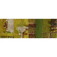 180477 Faller Premium Landschaps segment volkstuin 