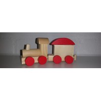 Houten lettertrein Locomotief Houten lettertrein Locomotief