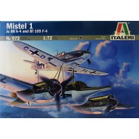 072 Italeri Vliegtuig Mistel 1 Ju 88 A-4 & BF 109 F-4 072 Italeri Vliegtuig Mistel 1 Ju 88 A-4 & BF 109 F-4