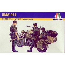 315 Italeri BMW R75 Motor met zijspan 1:35