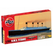 50104 Giftset Airfix R.M.S. TITANIC 1:700 Met verf, lijm & kwast HUMBROL