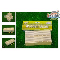 610611 Kids Globe Houten aardappelkist set van 6 stuks 1:32 610611 Kids Globe Houten aardappelkist set van 6 stuks 1:32