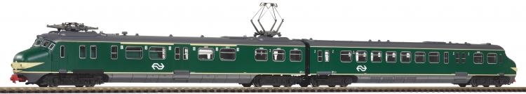 40293 Piko N Elektrisch treinstel NS Hondekop Groen "Gele snor" IV - V