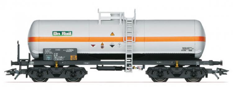 46458 Marklin 4-assige DB Ketelwagen voor Chloorgas On Rail