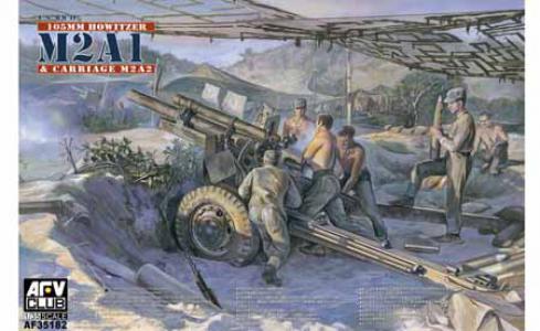 35182 AFV Club 105MM Howitzer M2A1 & Carriage M2A2